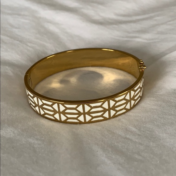 Breeze Block Enamel Bangle Bracelet Stella & Dot - Picture 3 of 3